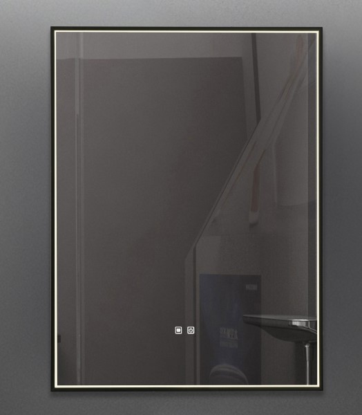 (image for) LED Bathroom Mirror - Black